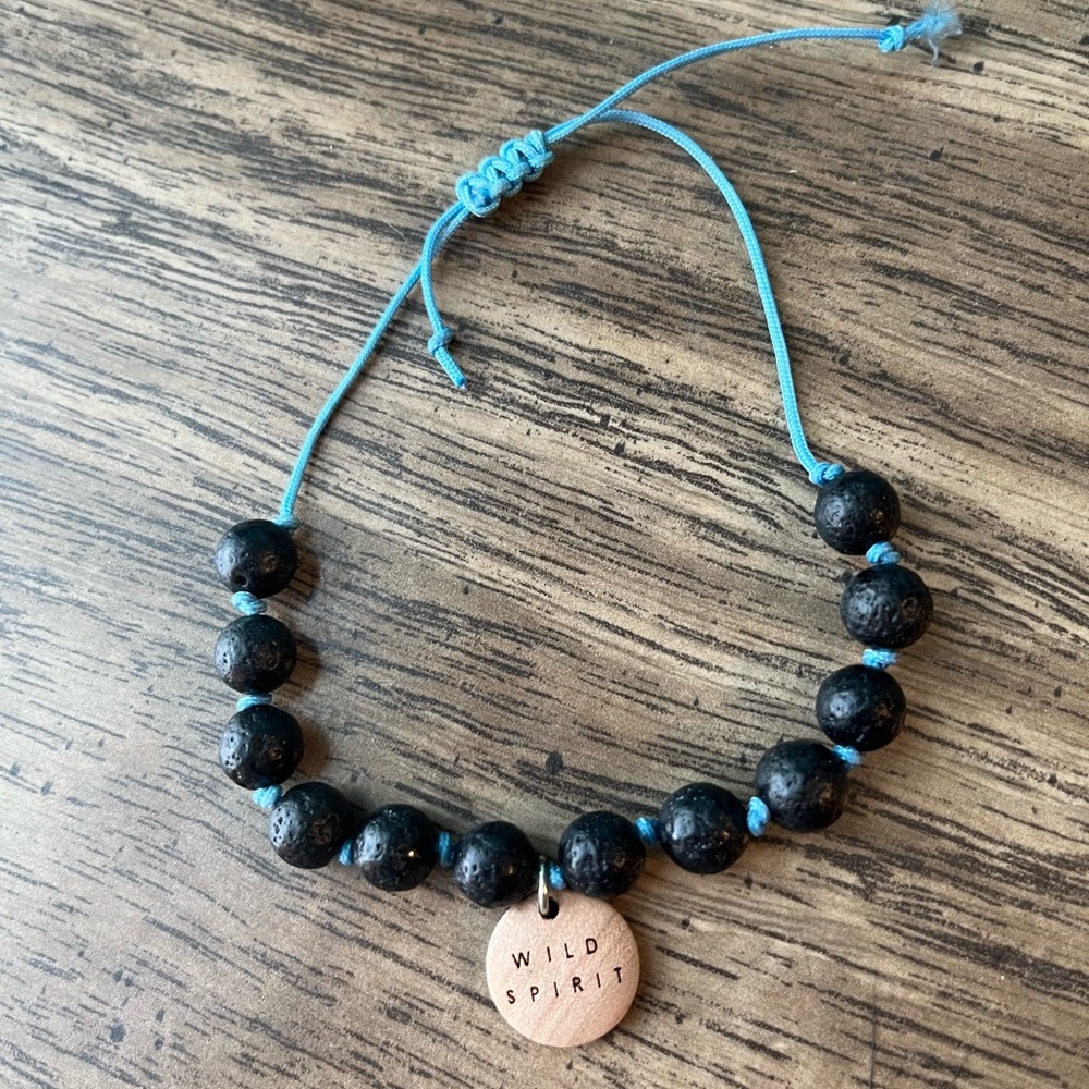 Wild Spirit Black and Blue Necklace